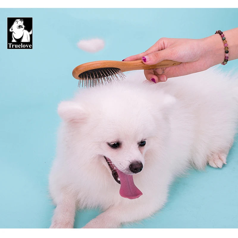 Premium Pet Grooming Brush – Gentle Deshedding Comb for Dogs & Cats