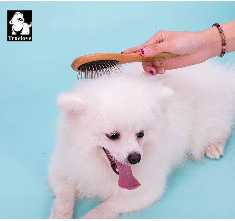 Premium Pet Grooming Brush – Gentle Deshedding Comb for Dogs & Cats