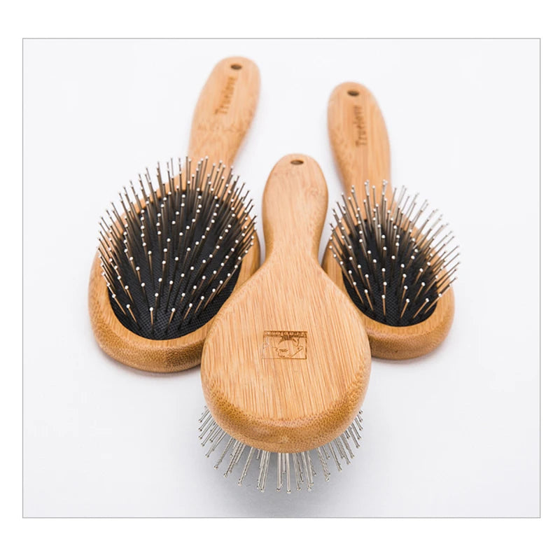 Premium Pet Grooming Brush – Gentle Deshedding Comb for Dogs & Cats