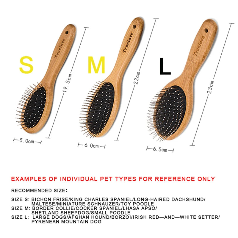 Premium Pet Grooming Brush – Gentle Deshedding Comb for Dogs & Cats