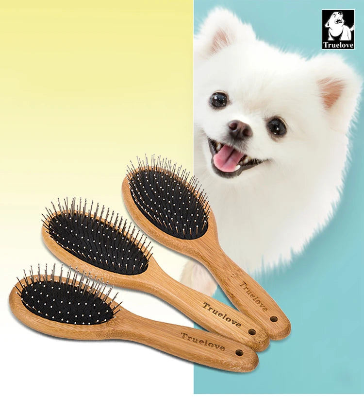 Premium Pet Grooming Brush – Gentle Deshedding Comb for Dogs & Cats