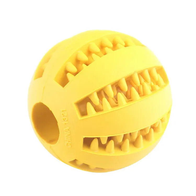 Interactive Treat Ball for Dogs – Fun, Chew-Resistant & Teeth Cleaning Toy