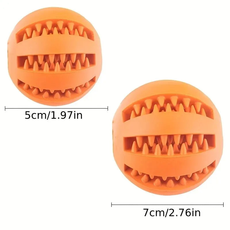 Interactive Treat Ball for Dogs – Fun, Chew-Resistant & Teeth Cleaning Toy