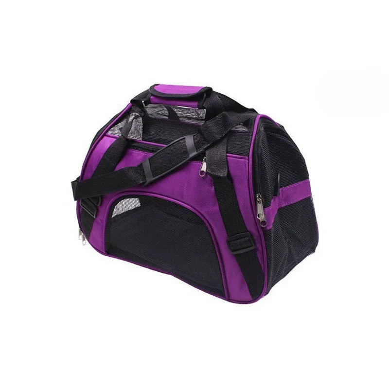 Portable Pet Carrier Bag – Comfortable & Breathable Travel Bag for Cats & Small Dogs