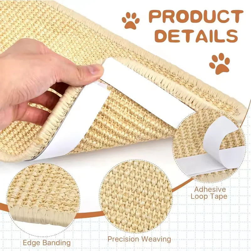 Prevent scratches on furniture with this cat scratching mat