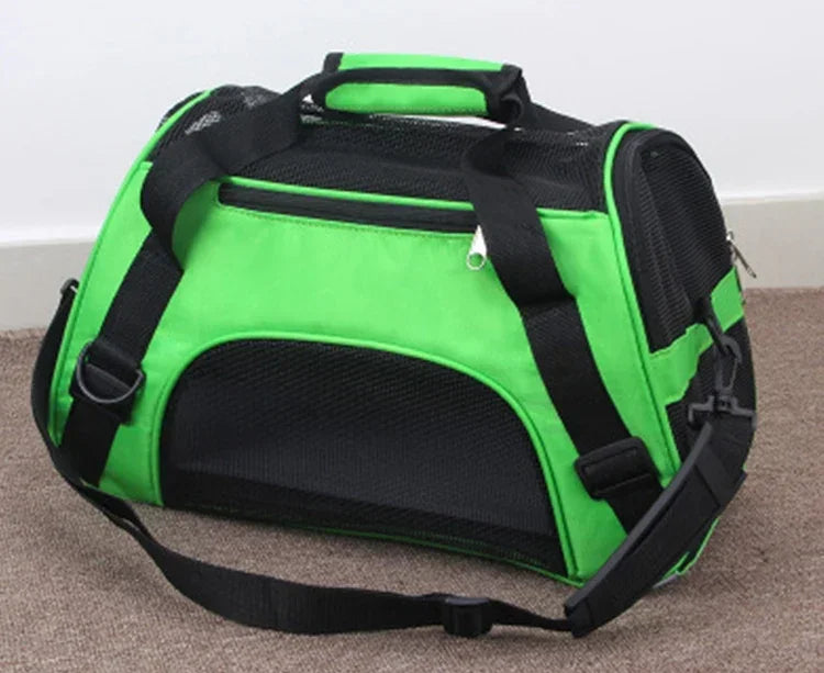 Portable Pet Carrier Bag – Comfortable & Breathable Travel Bag for Cats & Small Dogs