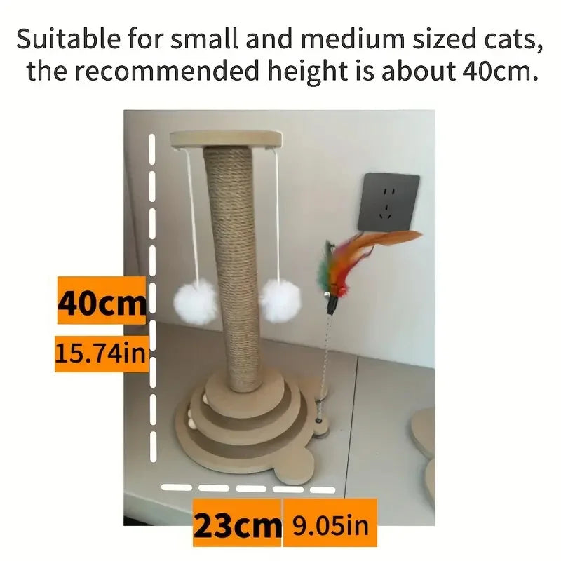 Interactive Cat Play Tower – Scratching & Fun Toy for Endless Entertainment