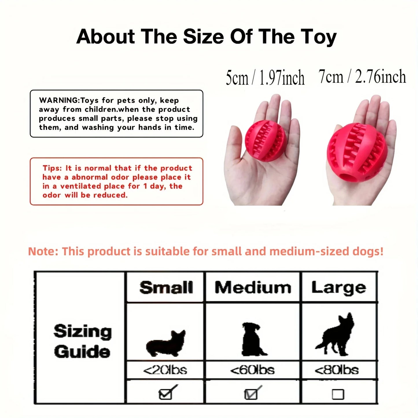Interactive Treat Ball for Dogs – Fun, Chew-Resistant & Teeth Cleaning Toy
