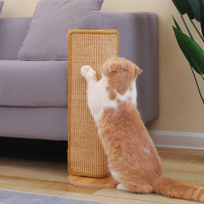 Prevent scratches on furniture with this cat scratching mat