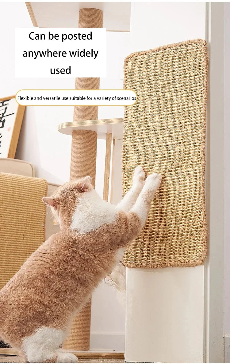 Prevent scratches on furniture with this cat scratching mat